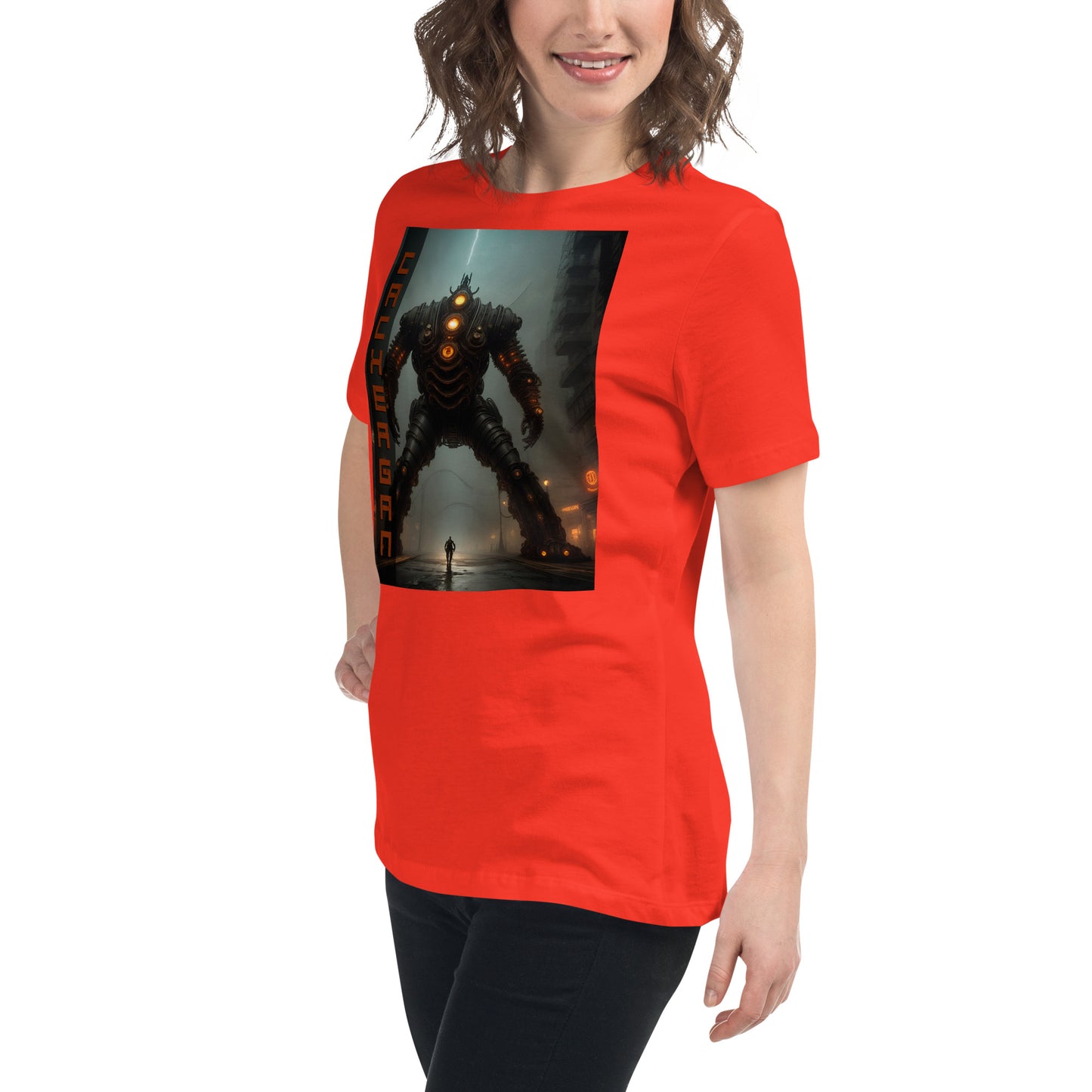 Women's Relaxed T-Shirt. Collection - Cachergan, Design - ANDRBEL STUDIO