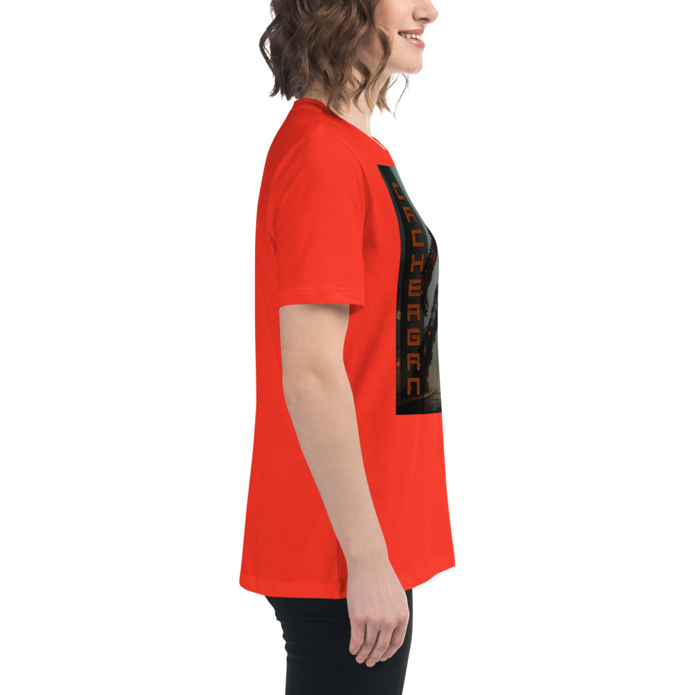 Women's Relaxed T-Shirt. Collection - Cachergan, Design - ANDRBEL STUDIO