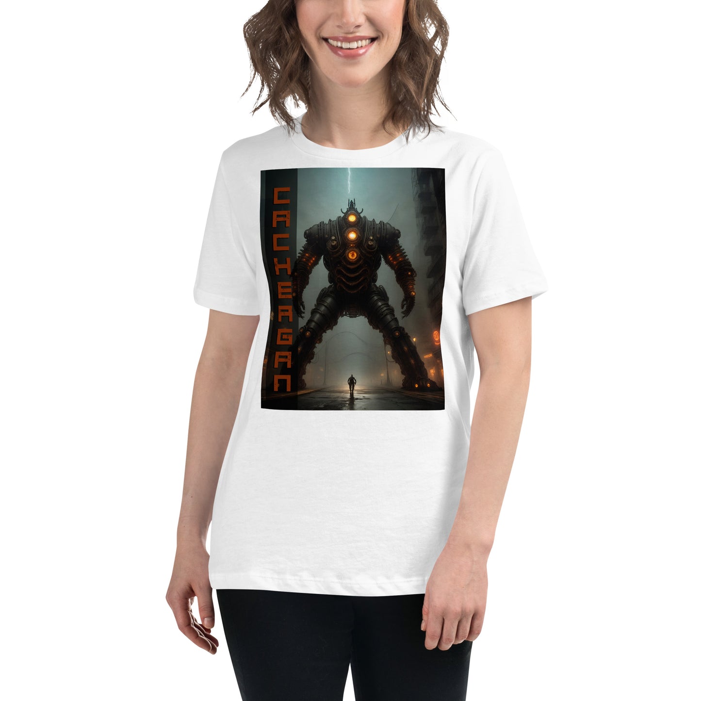 Women's Relaxed T-Shirt. Collection - Cachergan, Design - ANDRBEL STUDIO