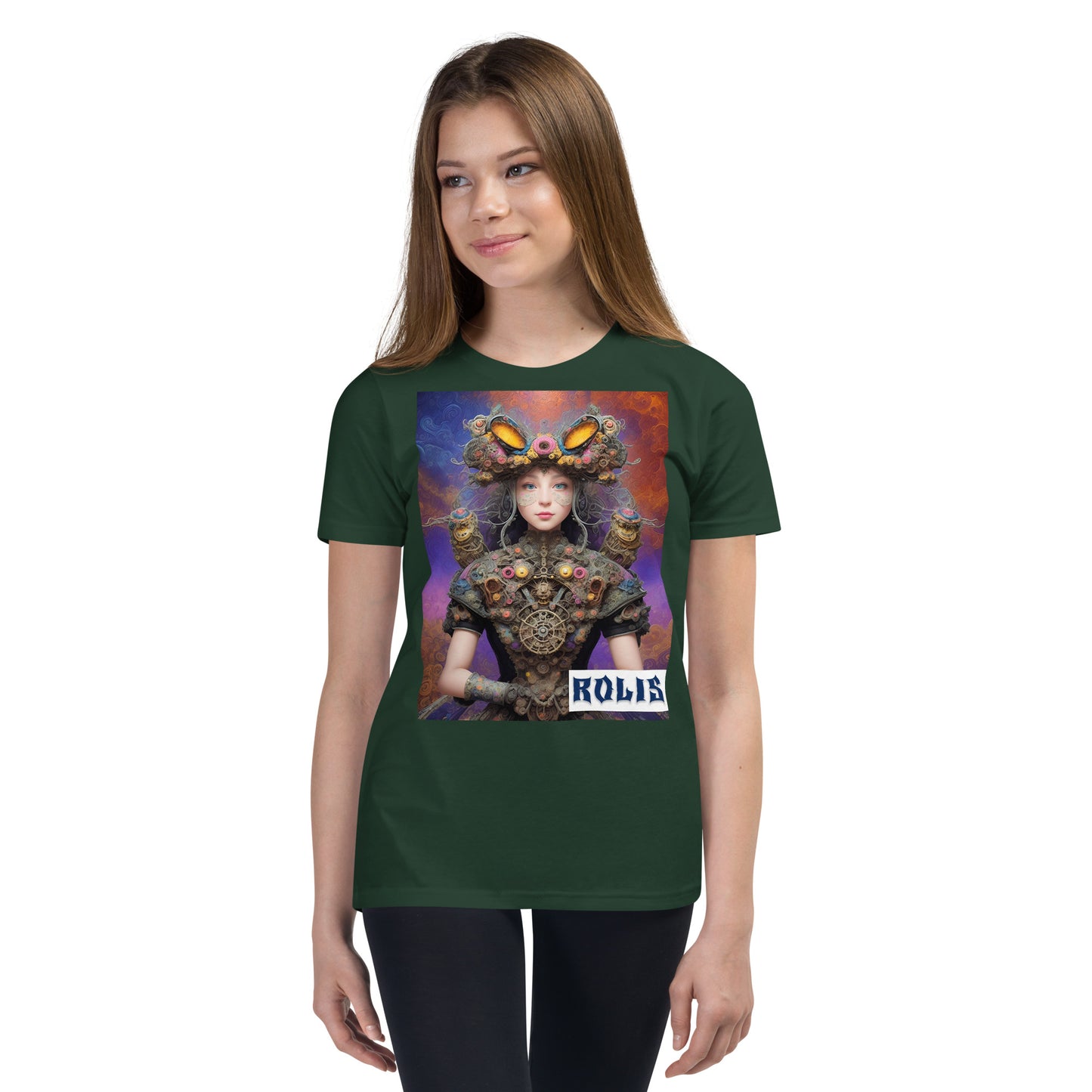 Youth Short Sleeve T-Shirt. Collection - ROLIS, Design - ANDRBEL STUDIO