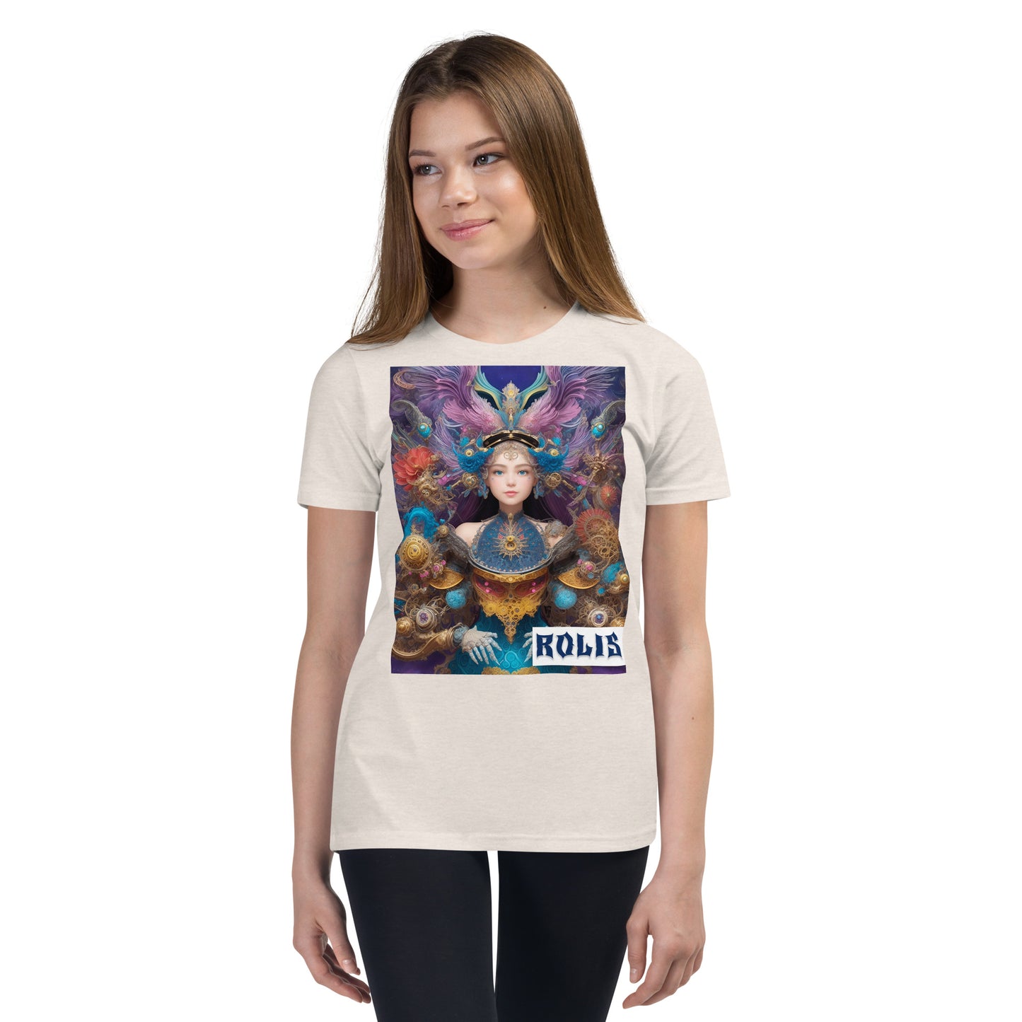 Youth Short Sleeve T-Shirt. Collection - ROLIS, Design - ANDRBEL STUDIO