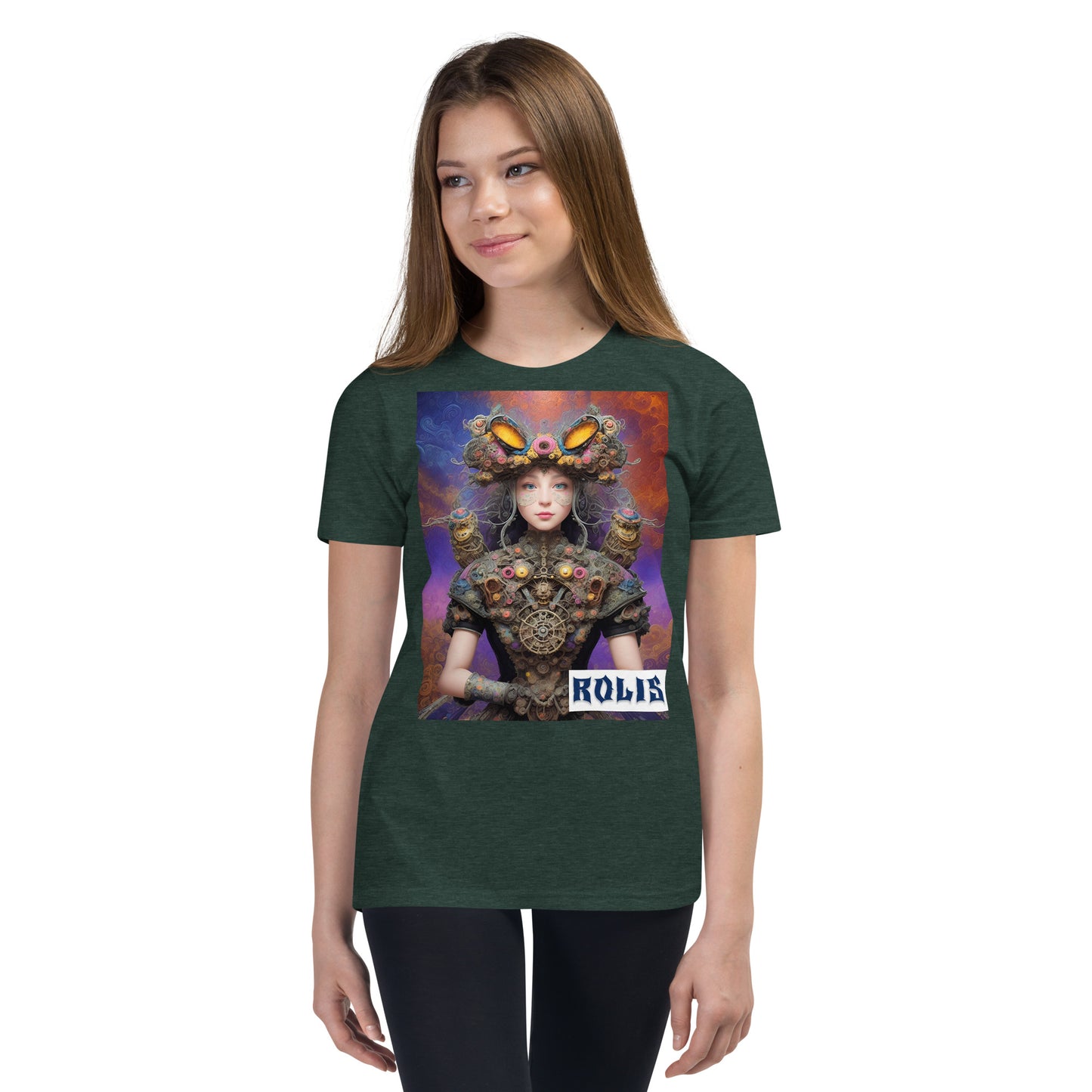 Youth Short Sleeve T-Shirt. Collection - ROLIS, Design - ANDRBEL STUDIO