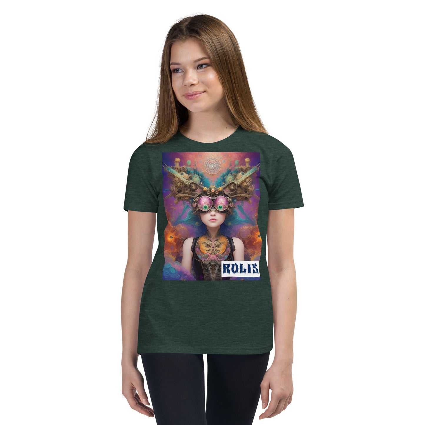 Youth Short Sleeve T-Shirt. Collection - ROLIS, Design - ANDRBEL STUDIO