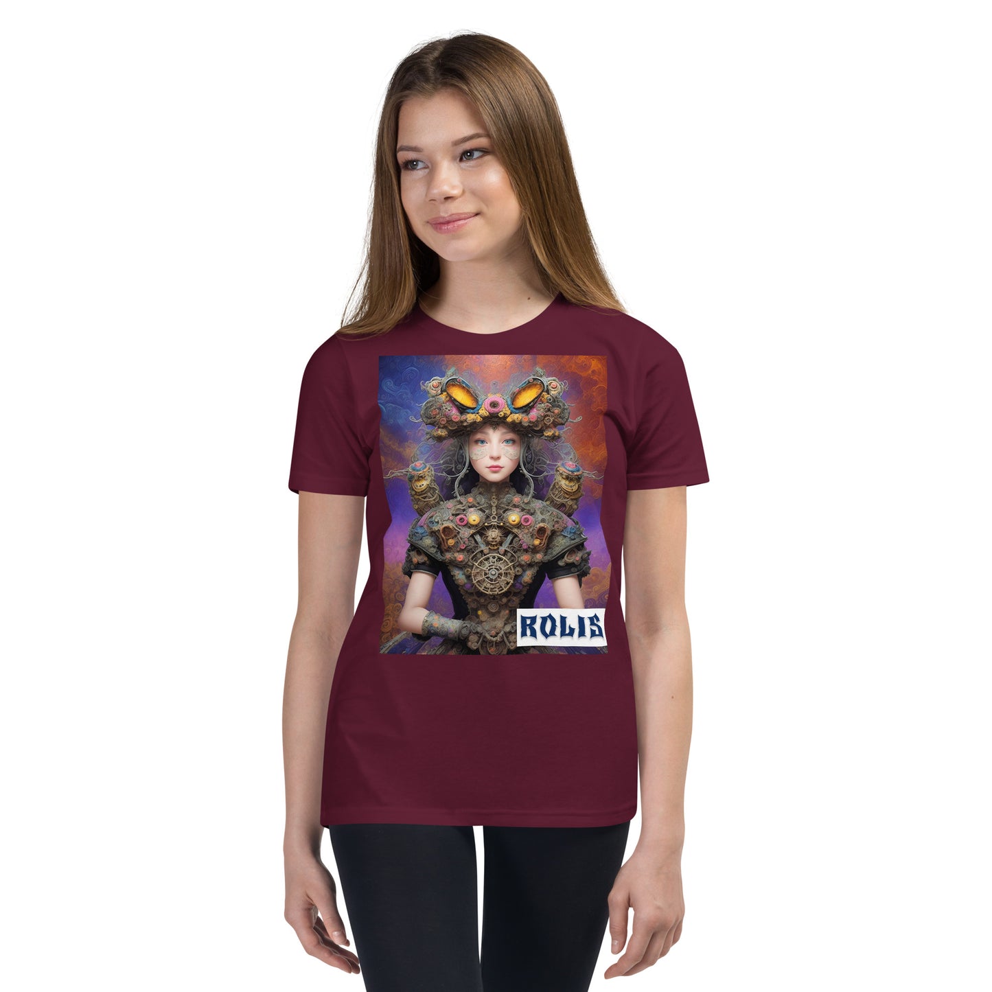 Youth Short Sleeve T-Shirt. Collection - ROLIS, Design - ANDRBEL STUDIO